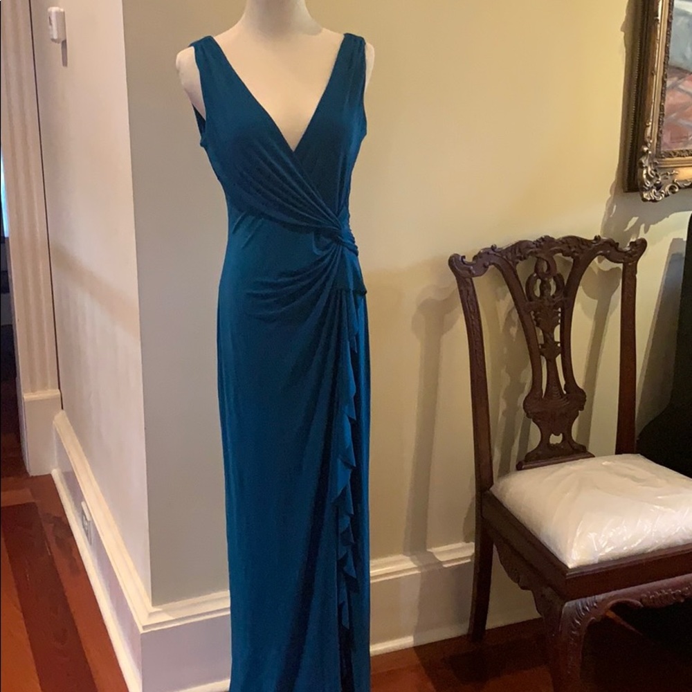Lauren teal gown.  Size 6